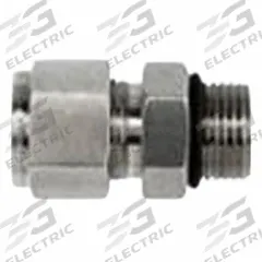 BRENNAN INDUSTRIES Compression Fitting Straight: 1 in OD x 1 in Pipe Fitting Size, Compression x ORB (MPN NS6400-16-16-O-SS). Key specifications — Series: NS6400; Compatible Fitting Brands: Parker CPI; Brand: BRENNAN INDUSTRIES.