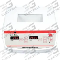 OHAUS Heat Block: 12 3/8 in Overall Dp, 3 1/2 in Overall Ht, 8 in Overall Wd, 120°C Op Temp - Max (MPN HB1DG). Key specifications — Brand: OHAUS; Display Type: Digital; Accuracy: +/-0.1 °C.
