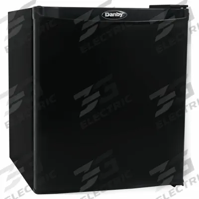 DANBY Mini Fridge: Black, 1 cu ft Total Capacity, 1 Shelves, Energy Star Certified - Mini Refrigerators