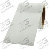 APPROVED VENDOR Printer Label: 4 in Label Wd, 6 in Label Ht, White, 3 in Core Dia., 4 PK (MPN 22D107). Key specifications — Brand: APPROVED VENDOR; Label Color: White; Label Material: Direct Thermal Paper.