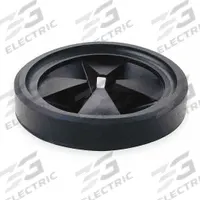 IN-SINK-ERATOR Deluxe Mounting Gasket: 3 1/2 in Sink Opening Dia, Rubber, Black, Mfr Part # DMG-00. Key specifications — Brand: IN-SINK-ERATOR; Color: Black; Material: Rubber; Manufacturer Part Number: DMG-00; Product Type: Deluxe Mounting Gasket.