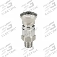 PARKER Coupler: 1/4 in Coupling Size, NPT, Male NPT, 316 Stainless Steel, -15° to 400°F (MPN 4M-Q4CY-SSP). Key specifications — Brand: PARKER; Connection Type: NPT; Body Material: 316 Stainless Steel; Fitting Type: Male NPT; Temperature Range: -15° to 400°F.