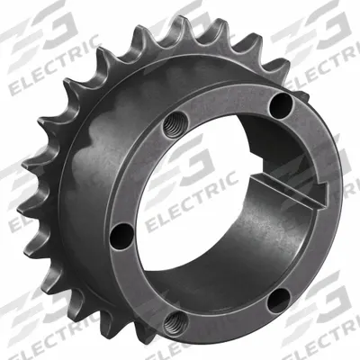 TSUBAKI Sprocket: For 50 Chain, 23 Teeth, 4.59 in Pitch Dia, 4.922 in Outside Dia - Size 50 Bushed-Bore Roller Chain Sprockets