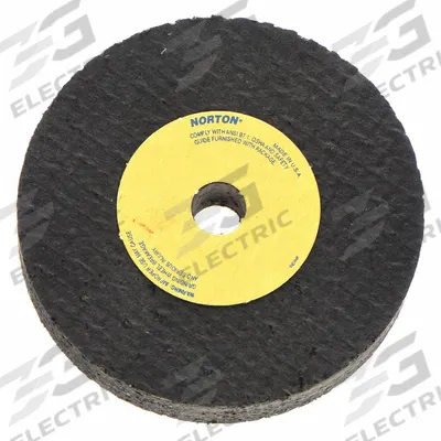 NORTON Straight Grinding Wheel: Type 1, 6" x 1" x 5/8" - General Purpose Snagging Wheels for All Metals