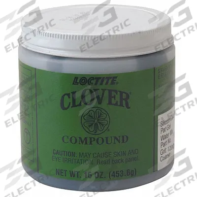 CLOVER Silicon Carbide Gel Water Mix: Water-Soluble, 1200 Grit, Grade 7A - Water-Soluble Clover Lapping Compounds
