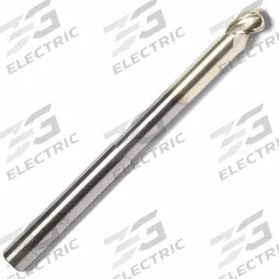 APPROVED VENDOR Ball End Mill: Carbide, ZrN Coated, 2 Flute, 1/2" Mill Dia, 5/8" LOC, 4" OAL (MPN 314312) - Reduced-Neck Carbide Ball End Mills for Aluminum