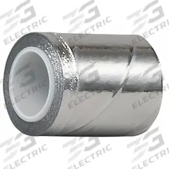 TAPECASE Foil Tape: 3 in Wd, 5 yd Lg, 4 mil Thick, Silicone, Indoor/Outdoor, -60°F Min Temp, Silver (MPN 15C645). Key specifications — Backing Material: Aluminum Foil; Series: TC955.