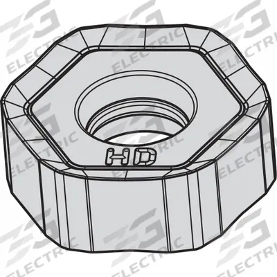 WIDIA Hexagon Milling Insert: HNPJ0704ANSNHD (MPN 5427375) - Machining