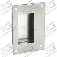 MONROE PMP Recessed Pull Handle: Unthreaded Holes, Stainless Steel, Silver, Tray, 3.5 in Overall Lg (MPN PH-0323). Key specifications — Mounting Type: Unthreaded Holes; Brand: MONROE PMP; Color: Silver; Finish: Dull; Material Family: Stainless Steel.