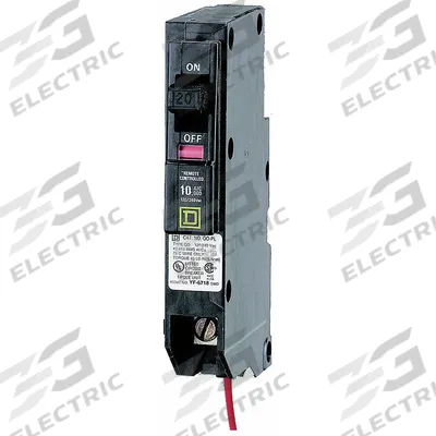 SCHNEIDER Miniature Circuit Breaker: 20 A, 120/240V AC, Single Phase - QO Series, Plug-In Square D Miniature Circuit Breakers