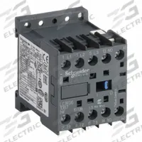SCHNEIDER Miniature IEC Magnetic Contactor: Non-Reversing, 3 Poles, 3NO Contacts, 6 A, 24V AC Coil (MPN LC1K0610B7). Key specifications — attr945107: SCHNEIDER; attr972381: No.
