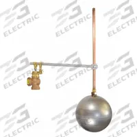 APPROVED VENDOR Float Valve Assembly: For Water Media, Angle Valve Body, Cylindrical, Bronze, FNPT (MPN AHL75-GR). Key specifications — Mounting: Horizontal Piping; Arm Adjustability: Adjustable; Connection Gender - Side 1: Female; Connection Gender - Side 2: Female; Brand: APPROVED VENDOR; Connection Type - Side 1: NPT; Connection Type - Side 2: NPT; Flow Rate: 50 gpm @ 60 psi.
