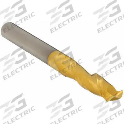 APPROVED VENDOR Square End Mill: Carbide, TiN Coated, 2 Flute, 1/4" Mill Dia, 1-1/8" LOC - General Purpose Carbide Square End Mills
