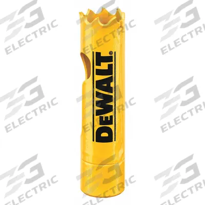 DEWALT Hole Saw: 11/16 in Saw Dia., 4/5 Teeth per Inch, 1 3/4 in Max. Cutting Dp - Multi-Material-Cutting Hole Saws without Arbor