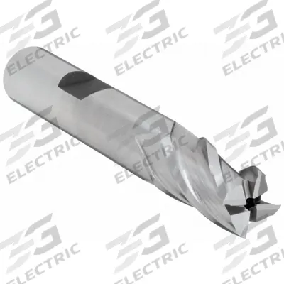 YG-1 Square End Mill: Cobalt, 4 Flute, 27/64" Mill Dia, 1" LOC, 2-11/16" OAL (MPN 04310) - General Purpose Cobalt Square End Mills