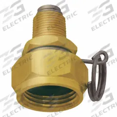 SANI-LAV Swivel Hose Adapter: Brass, Brass, 1 7/8 in Overall Lg, 3/4 in Inlet Connection Size, GHT (MPN N12). Key specifications — Inlet Connection Type: GHT; Brand: SANI-LAV; Color/Finish: Brass; Includes: Trigger Lock Ring; Material: Brass; Product Type: Hose Adapter.