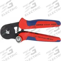KNIPEX Crimper: Insulated Single Ferrules/Non-Insulated Single Ferrules, Square Crimp, 28 AWG, 6 AWG (MPN 97 53 04). Key specifications — attr513948: Square Crimp; attr513949: Insulated Single Ferrules; attr510596: KNIPEX.