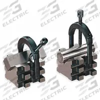 STARRETT V-Blocks and Clamp Set: V-Block and Clamp, Pr V-Block, 2 1/2 in x 3 in x 2 in, ASME, Steel (MPN 568C). Key specifications — attr1181584: Steel; attr1181589: STARRETT; attr1212871: Pair; attr1212877: Yes; attr1181582: ASME; attr1181578: V-Block and Clamp; attr1181583: Complete set with 2 V-Blocks and 2 clamps(matched pair); attr1212875: 63.00 mm x 75.00 mm x 50.00 mm.
