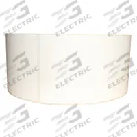 APPROVED VENDOR Barcode Printer Label: 3 in Label Wd, 12 in Label Ht, White, 3 in Core Dia., Matte (MPN 60DX69). Key specifications — Label Finish: Matte; Brand: APPROVED VENDOR; Label Color: White; Adhesive Material: Permanent; Label Material: Paper; Perforation: Perforated.
