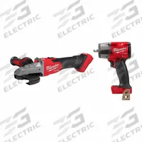 MILWAUKEE Tool Combination Kit: 2 Tools, Angle Grinder/Impact Wrench, 18 V DC Volt, Tool Only, M18™ (MPN 2887-20, 2960-20). Key specifications — attr1176460: Impact Wrench.