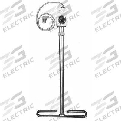 TEMPCO Sanitizing Sink/Tank Immersion Heater: 1 Phase, 240V AC, 4,000 W Watt - Suspended Immersion Heaters