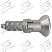 KIPP Indexing Plunger: Locking, 18-8 SS Body w/ 400 SS Plunger, 1/4"-28 Thread (MPN K0632.003903AJ). Key specifications — Brand: KIPP.