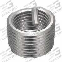 HELI-COIL Helical Insert: Tanged Tang Style, Free-Running, M14-1.25 Thread Size, Plain, Plain, 6 PK (MPN R513-20). Key specifications — attr798694: 18-8; attr798710: Right Hand; attr798707: M14-1.25; attr798676: Metal; attr798705: Metric; attr798675: HELI-COIL; attr798708: 200,000 to 250,000 psi; attr798713: Fine.