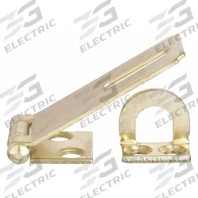 APPROVED VENDOR Hasp: Steel, 13/16 in Ht, 1 3/4 in Lg - Conventional Hasps