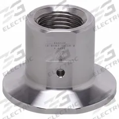 IFM Threaded Adapter for Pressure Sensors: 1-1/2 in Triclamp/1 in Triclamp, G 1/2 Sealing Cone (MPN E43311). Key specifications — attr1114310: IFM; attr1114314: Stainless Steel; attr1114340: 1-1/2 in Triclamp; attr1114339: G 1/2 Sealing Cone; attr1114341: With Leakage Port.