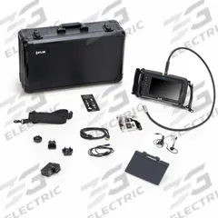 FLIR Videoscope Kit: Camera probe = 640 x 480 and a Screen resolution = 1024 x 600, 1 m Shaft Lg (MPN VS80-KIT-1). Key specifications — Brand: FLIR; Camera Pixel Resolution: Camera probe = 640 x 480 and a Screen resolution = 1024 x 600; Includes: 5.5 mm x 1 m Long Camera Probe; Includes Probe: Camera Probe Included; Display Portability: Fixed; Camera Probe: Included.