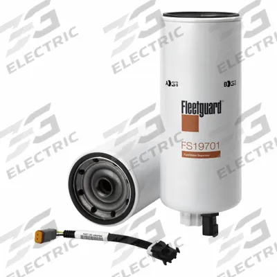 FLEETGUARD Automotive Fuel/Water Separator: Spin-On, 17 in Overall Lg - Spin-On Fuel/Water Separators