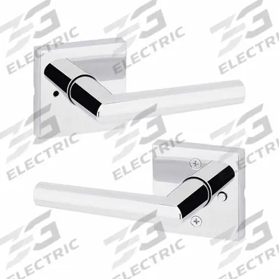 KWIKSET Door Lever Lockset: Privacy Lever Locksets, Chrome