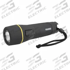 GRAINGER Flashlight: 190 lm, 6.5 hr Run Time at Max. Brightness, 236 m Max Beam, 1 Light Output (MPN 49XX95). Key specifications — Brand: GRAINGER; Battery Requirements - Broad: Requires 4 AA.