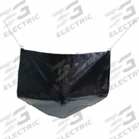APPROVED VENDOR Leak Diverter Tarp: 10 ft Lg, 10 ft Wd, ABS/Polyethylene, Black/Silver (MPN 10C884). Key specifications — Diverter Material: ABS; Diverter Color: Silver; Leak Diverter Mounting Style: Straps; Brand: APPROVED VENDOR.