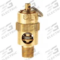 CONRADER Safety Valve: Soft Seat, 1/8 in (M)NPT Inlet (In.), 3/8 in (F)NPT Outlet (In.), Brass (MPN SRV250-1/8-CE-350). Key specifications — attr291993: Soft Seat; attr291998: Brass; attr292007: Silicone; attr292009: Brass; attr294753: CONRADER.