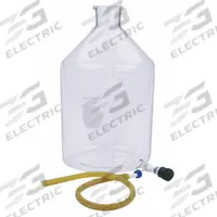 KIMBLE Reservoir Bottle: 2 L, 250 mm, Colorless, Narrow Mouth Size, 1 Numbers of Bottles Included (MPN 14612F-2000). Key specifications — Mouth Size: Narrow; Brand: KIMBLE; Body Color: Colorless.