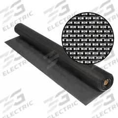 PHIFER Replacement Screen: Polyester, Black, 17 x 14 Mesh Size, 4 ft Wd, 100 ft Lg (MPN 3004041). Key specifications — Brand: PHIFER; Color: Black; Mesh Size: 17 x 14.