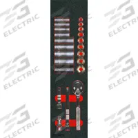 PROTO Socket Sets: 3/8 in Drive, 22 Piece, 6-Point, SAE, 3/8 to 7/8 in (MPN J52134KV). Key specifications — attr1224269: 3/8 in; attr1204638: Drive Tools Included; attr1204650: 3/8 to 7/8 in; attr1204673: Socket Bits Included; attr1204688: PROTO; attr1206170: Standard Sockets.