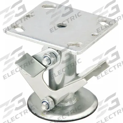 APPROVED VENDOR Floor Lock: For 6 in Wheel Dia, 6 5/8 in Floor Lock Retracted Ht - General Purpose Floor Locks
