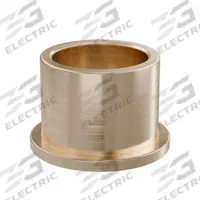 Flanged Sleeve Bearing: Bronze, SAE 841, 16 mm Bore, 20 mm OD, 16 mm Lg, -35°F to 300°F, 10 PK (MPN FFM1620-16B). Key specifications — System of Measurement: Metric; Material Grade: SAE 841; Flange Type: Flanged; Brand: OILITE.