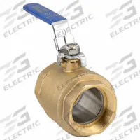 APPROVED VENDOR Manual Two-Way Ball Valve: 2 in, Brass, Straight, FNPT x FNPT, Full Port Ball Port (MPN G-F600-200LH). Key specifications — Brand: APPROVED VENDOR; Handle: Locking Lever.