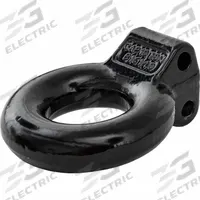 BUYERS PRODUCTS Tow Eye: 20,000 lb Gross Towing Wt Capacity, 6 1/4 in Ring Dia, 7 5/8 in Overall Lg (MPN B16140BK). Key specifications — Brand: BUYERS PRODUCTS; Material: Forged Steel.