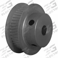 DAYTON Timing Pulley: Modified Curvilinear, Fixed, For GT Timing Belt Section, For 6 mm Belt Wd (MPN 44-2P06M6FA6). Key specifications — Brand: DAYTON; Finish: Clear Anodized; For Belt Series: Powerhouse®.