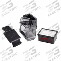 MILWAUKEE Dust Extractor Dust Box: On-Tool, Self-Contained, Universal, SDS-Plus, HEPA (MPN 49-90-2344). Key specifications — attr117716: Universal; attr117710: SDS-Plus; attr117714: Rotary Hammers; attr117719: HEPA; attr117721: (1) Dust Box; attr68812: MILWAUKEE.
