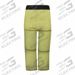 Chaps,Open Back,Yellow,54 in Waist (MPN CGCKI36-NR). Key specifications — Brand: NATIONAL SAFETY APPAREL; ANSI/ISEA Cut Level: A7; Color: Yellow; Material: Stainless Steel Mesh; Closure Type: Adjustable Buckle; Cut Level + Layers_Chaps Broad: A7 - Front and Back.