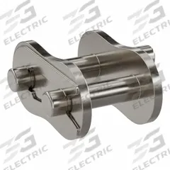 TSUBAKI Attachment Link: For Nickel-Plated Steel Roller Chains, D-1, 40, Single Strand, Steel, 5 PK (MPN 40NPD1CL). Key specifications — attr305132: Attachment; attr305112: TSUBAKI.