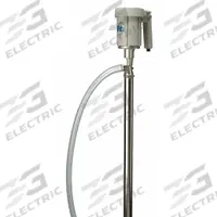 FINISH THOMPSON Electric Drum Pump: Pump with Hose, 1/3 hp HP, 115 V AC, 17 gpm, 316 Stainless Steel (MPN EFS-40/S1). Key specifications — Brand: FINISH THOMPSON; Suction Tube Material: 316 SS.