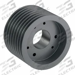 APPROVED VENDOR V-Belt Pulley: 5V850, 8 Groove, 8.5 in OD, Bushed Bore, E, For 5V/5VX Belt Section (MPN 85V850E). Key specifications — Pulley Industry Number: 5V850; Pitch Diameter: 8.5 in (5V); For Belt Section (broad, with similar types): 5V or 5VX.
