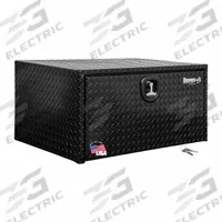 BUYERS PRODUCTS Underbody Truck Box: Underbody Truck Box, Single Drop-Down Door Door, Black, Keyed (MPN 1725119). Key specifications — Color: Black; Brand: BUYERS PRODUCTS; Lock Type: Keyed.