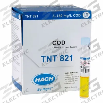 HACH Chemical Test Strips: COD (Chemical Oxygen Demand) - Single-Parameter Test Strips